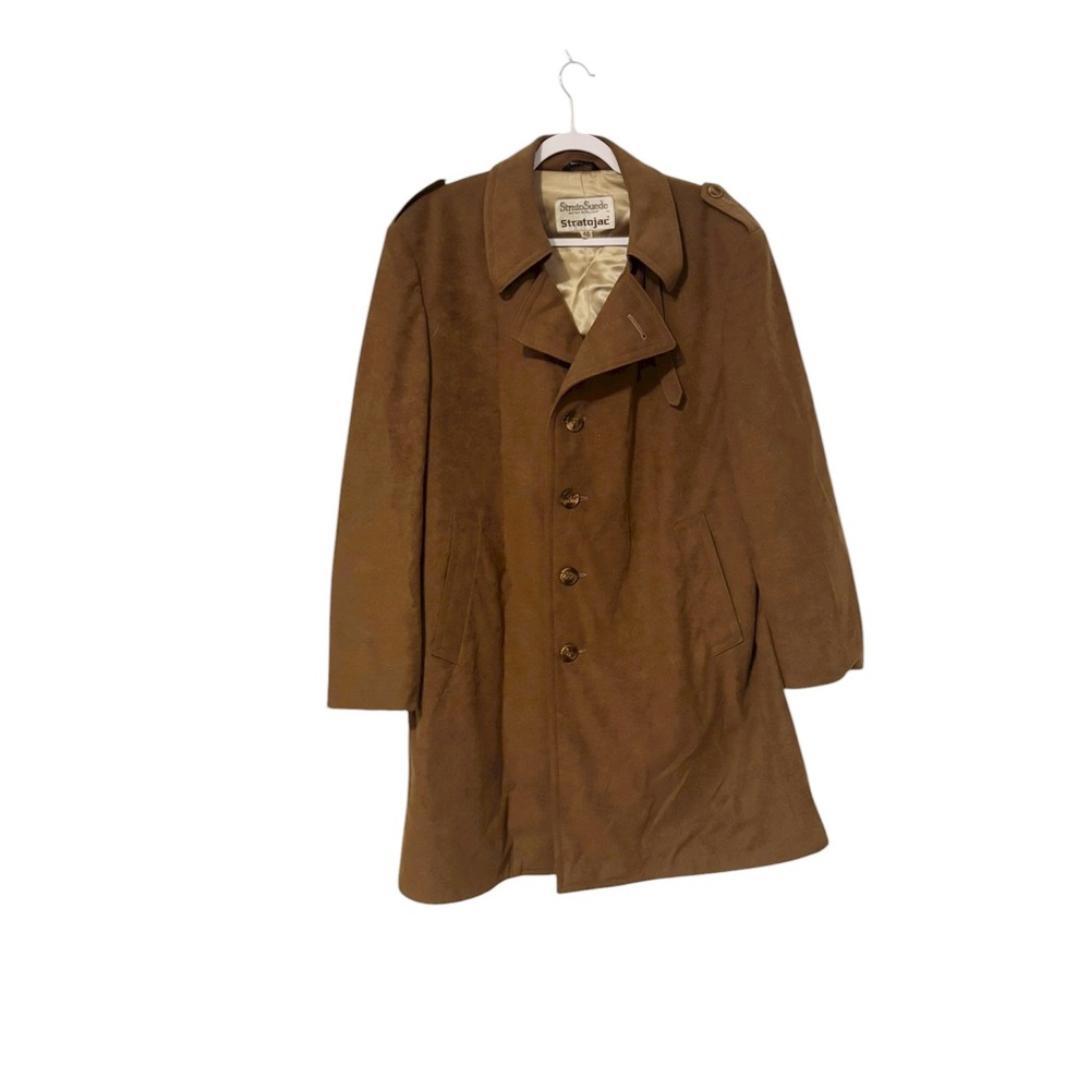 Vintage 70s Stratojac StratoSuede water-repellent coat